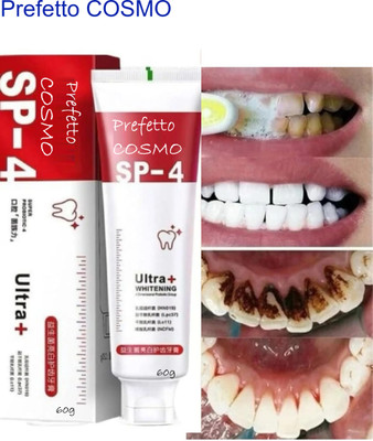 Prefetto COSMO SP-4 Toothpaste SuperWhite Finish 60g Toothpaste(60 g)