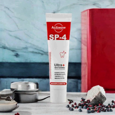 ACTIWOW SP4 Whitening Toothpaste for Brighter Smile and Minty Fresh Breath Toothpaste(40 g)