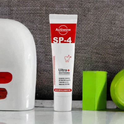 ACTIWOW SP4 Whitening Toothpaste for a Brilliant Smile and Long-Lasting Fresh Breath A01 Toothpaste(40 g)