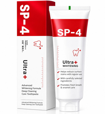 Dourmaa Organics SP-4 Ultra Whitening Probiotic Toothpaste for Fresh Breath Toothpaste(30 g)
