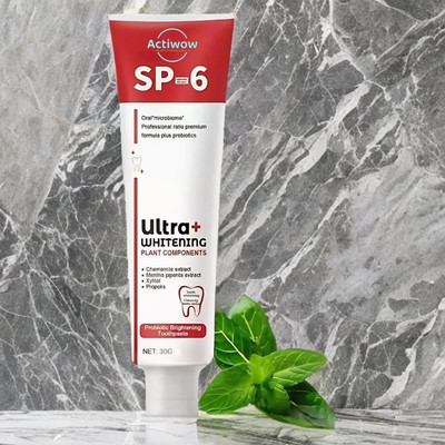 ACTIWOW SP 6 Whitening Toothpaste with Coconut Extract for Deep Cleaning Toothpaste(40 g)