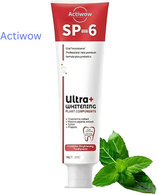 ACTIWOW SP6 Ultra Whitening Toothpaste for Healthier Gums & Teeth A01 Toothpaste(40 g)