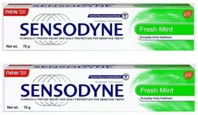 SENSODYNE fresh mint Toothpaste(75 g, Pack of 2)
