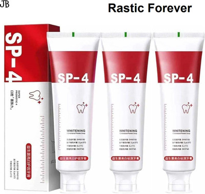 Rastic Assure SP 4 Ultra Brightening Toothpaste Pack of 3 Lid-615 Toothpaste(90 g, Pack of 3)