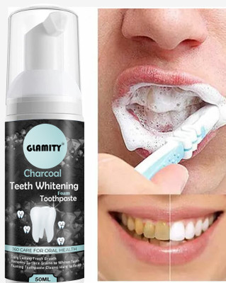 GLAMITY Teeth Whitening Foam Toothpaste(50 ml)