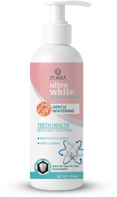 Zorba Pink Salt Ultra White Liquid Toothpaste Pack Of 1x100ml Toothpaste(100 ml)
