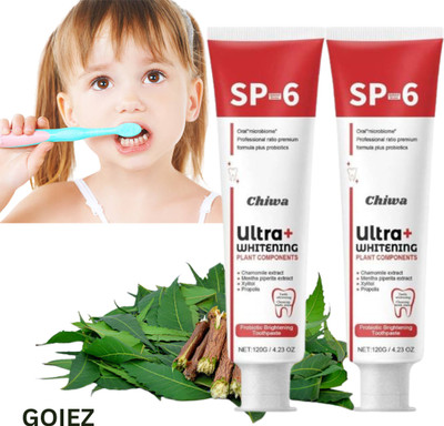 GOIEZ Sp-6 Anti-plaque Toothpaste – Prevents Plaque Buildup Keeps Teeth Clean Toothpaste(60 g, Pack of 2)