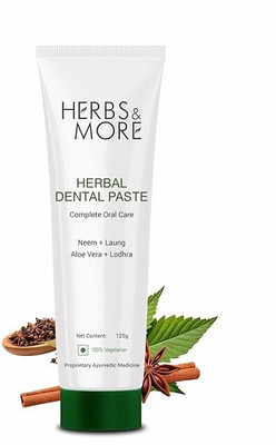 HERBS & MORE Herbs and More Ayurveda New Herbal Dental Paste Toothpaste(125 g, Pack of 3)