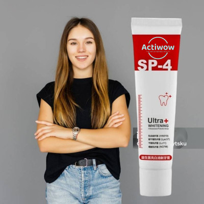 ACTIWOW SP 4 Ultra Whitening Charcoal Probiotic Fresh Toothpaste Toothpaste(40 g)