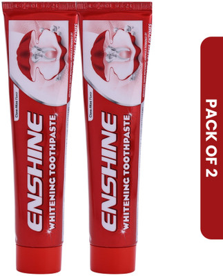 Enshine Whitening Toothpaste Removes Stain Promotes Bright and Healthy Smile Toothpaste(120 g, Pack of 2)