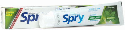 Spry Dental Defense System Xylitol Toothpaste, Tartar Control, Peppermint Toothpaste(141 g)