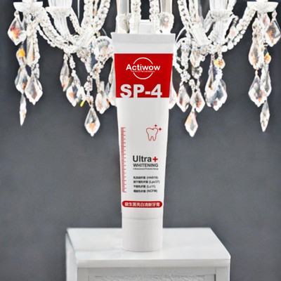 ACTIWOW Sp-4 Fluoride Whitening Toothpaste with Probiotics & Fresh Mint Toothpaste(40 g)
