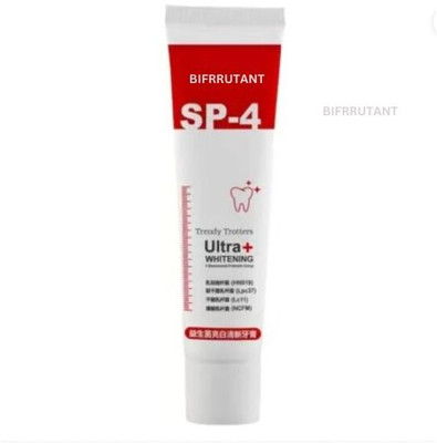 BIFRRUTANT SP-4Toothpaste Whitening and Plaque Removal with Charcoal Power Toothpaste(30 g)