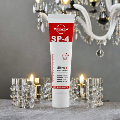 ACTIWOW SP-4 Charcoal Whitening Toothpaste for Freshness & Enamel Protection Toothpaste(40 g)