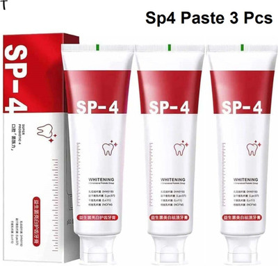 Rastic Assure SP 4 Ultra Brightening Toothpaste Pack of 3 Lid-10 Toothpaste(90 g, Pack of 3)