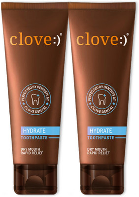 Clove Hydrate Toothpaste for Dry Mouth Challenges | Diabetic | Sugar Free - Pack of 2 Toothpaste(100 g, Pack of 2)
