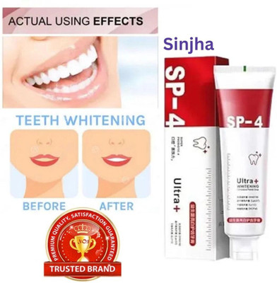 SINJHA Sp4 New Pack Whitening Teeth with Whitening and Tartar Control Toothpaste(30 g)