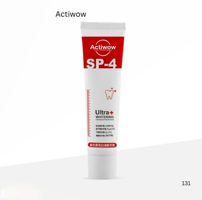 ACTIWOW SP4 Clean Minty Charcoal Pro Paste Toothpaste(50 g)