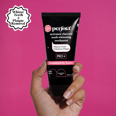 Perfora Charcoal, Active Freshness,SLS & Fluoride Free, Watermelon Mint Toothpaste(100 g)