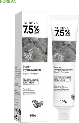 nureva Hydroxyapatite Toothpaste for Whitening & Long-Lasting Protection Toothpaste(100 g)