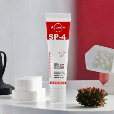 ACTIWOW SP4 Whitening Toothpaste for Healthy Teeth and Fresh Breath with Mint Flavor Toothpaste(40 g)