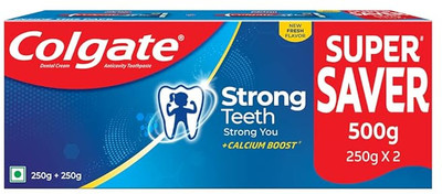 Colgate Dental Cream Anticavity Toothpaste Combo, 2x Stronger Teeth Toothpaste(500 g)