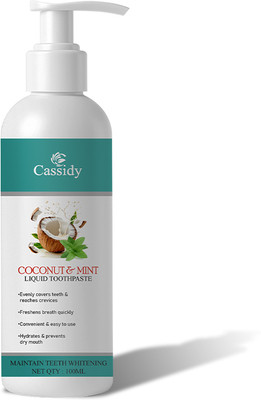 Cassidy Coconut & Milk Liquid Toothpaste Pack Of 1x100ml Toothpaste(100 ml)
