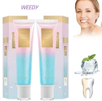 WEEDY Niacinamide Toothpaste for Enamel Protection and Whitening Toothpaste(70 g, Pack of 2)