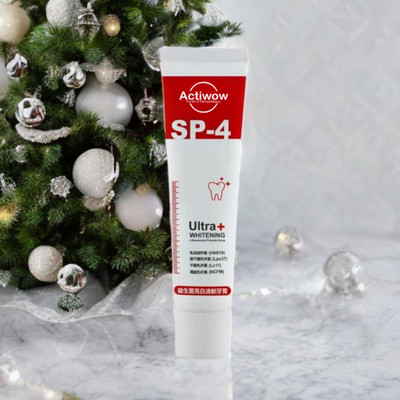 ACTIWOW Sp-4 Charcoal Whitening Toothpaste for Fresh Breath & Whitening Action Toothpaste(40 g)