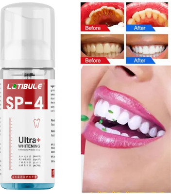 Latibule Ultra + Teeth Whitening Foam New Total Care Toothpaste REPAIR & PROTECT Toothpaste(60 ml)
