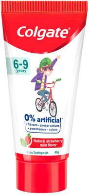 Colgate Natural Strawberry Mint Flavor for Kids Toothpaste(80 g)