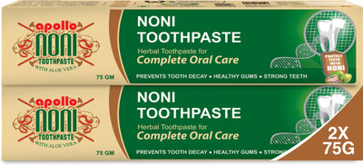 Apollo Noni Aloevera Toothpaste(150 g, Pack of 2)