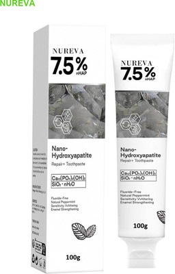 nureva Hydroxyapatite Toothpaste for Fluoride-Free Enamel Care Toothpaste(100 g)