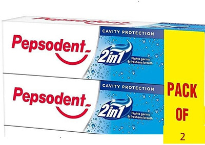 PEPSODENT 2 in 1 Cavity Protection Toothpaste(300 g, Pack of 2)