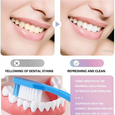 CHIWA Whitening Herbal Toothpaste Original: Sparkling Clean Niacinamide Care Toothpaste(100 g, Pack of 2)