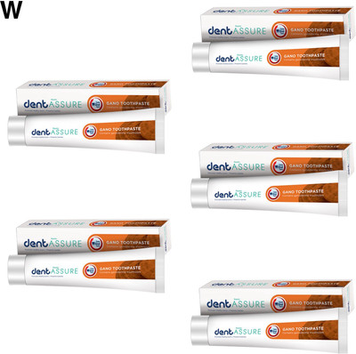 Rastic Assure Dent Gano Toothpaste Pack of 5 -16 Toothpaste(200 g, Pack of 5)