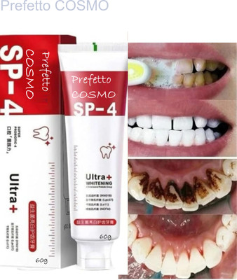 Prefetto COSMO SP-4 Toothpaste Anti-Stain Shield 60g Toothpaste(60 g)