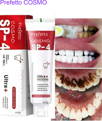 Prefetto COSMO SP-4 Toothpaste Long-Lasting Whitening 60g Toothpaste(60 g)