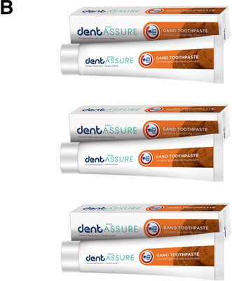 Rastic Assure Dent Gano Toothpaste Pack of 3 -1 Toothpaste(300 g, Pack of 3)