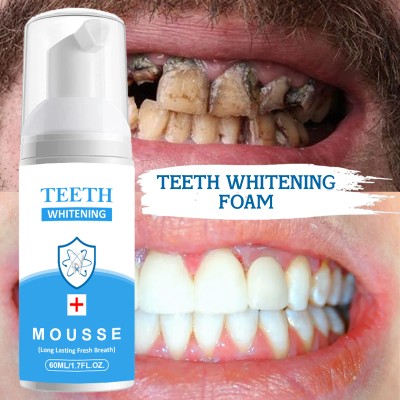 Vishvambhari Teeth Whitening foam Make your Sparkle Teeth Whitening Liquid Toothpaste Toothpaste(60 ml)