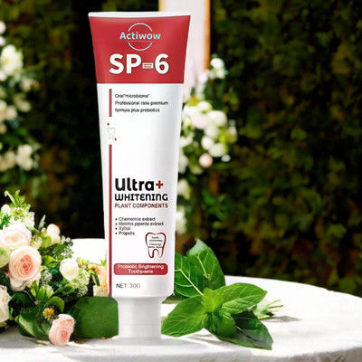 ACTIWOW SP 6 Ultra Whitening Toothpaste for Total Plaque Protection Toothpaste(40 g)
