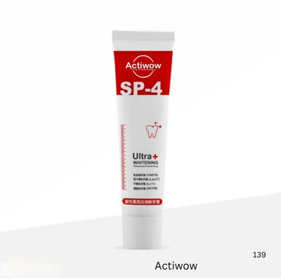 ACTIWOW SP4 Charcoal Mint Expert Whitening Toothpaste(50 g)