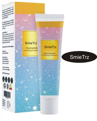 SMIETRZ Niacinamide Whitening Toothpaste | Brightens & Whitens Teeth Toothpaste(100 g)