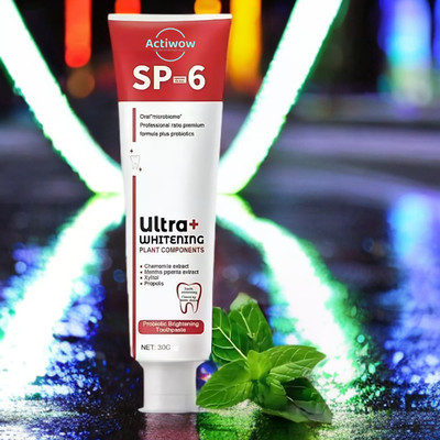 ACTIWOW SP 6 Whitening Toothpaste for Teeth Whitening & Freshness Toothpaste(40 g)