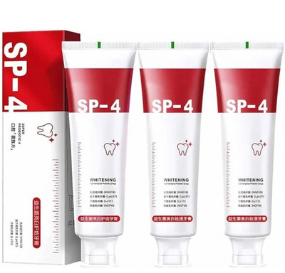 kHUDAt SP4: Remove Stains, Restore Whiteness Toothpaste(30 g, Pack of 3)