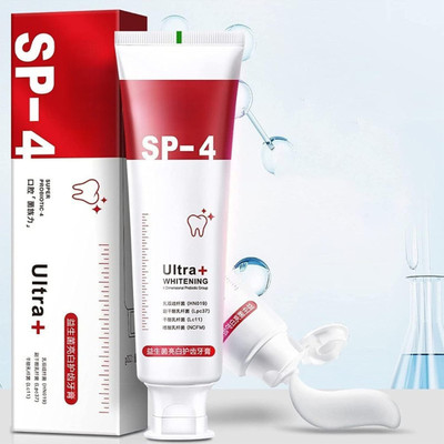 AYYIASHI SP4 Brightening Toothpaste Advanced Whitening and Gum Strengthening Formula Toothpaste(30 g)