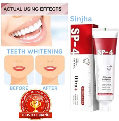 SINJHA Sp4 Ultra Clean New Pack Teeth Whitening with Baking Soda Toothpaste(30 g)