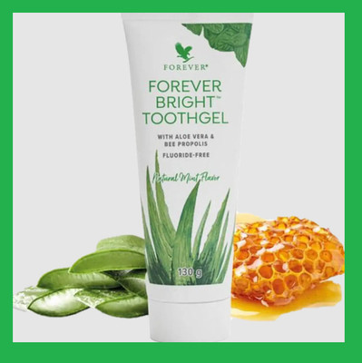 FOREVER Bright toothgel enriched with aloe vera & Bee propolis-130g Toothpaste(130 g)