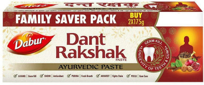 Dabur Dant Rakshak Ayurvedic Paste 175 g (Pack of 2) Toothpaste(350 g)