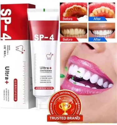 DRIDDLE Super Ultra Teeth Whitening SP4 Toothpaste, Double Mint Flavor Toothpaste(50 g)
